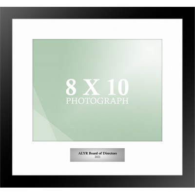 Midland (Black) - Horizontal 8"x10" Picture Frame 14.5"x13.5"