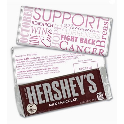 Breast Cancer Awareness Chocolate Bar