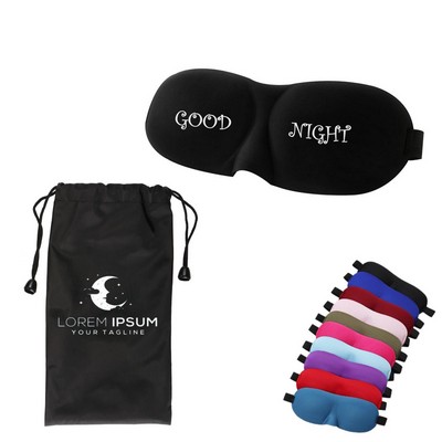 3D sleeping Eye Mask with pouch