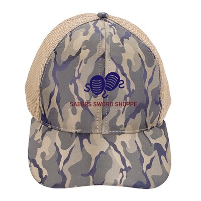 Camo Sports Mesh Cap