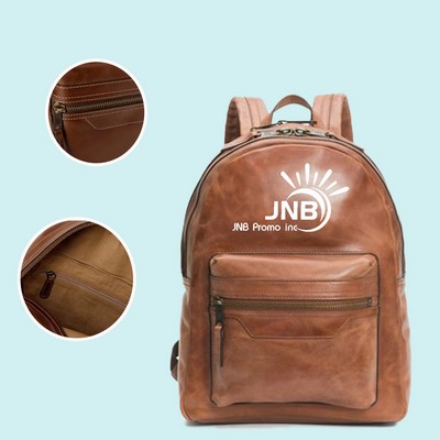 Genuine Leather Backpack