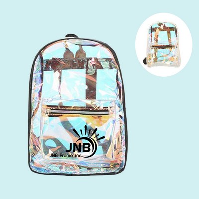 Laser-Printed Clear Cute Backpack