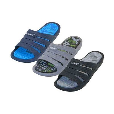 Men's Rubber Sandals - 3 Colors (Case of 36)