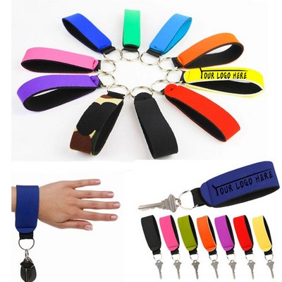 Neoprene Wristband Keychain