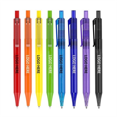 Translucent Plastic Ballpoint Pen