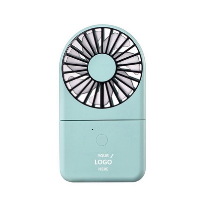 1800 mAh Rechargeable USB Foldable Fan with Power Bank