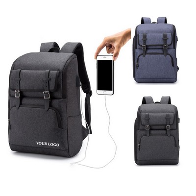 Laptop Backpack With USB Charging Port