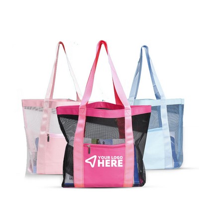 Korean version travel beach bag outdoor wash bag mesh storage bag