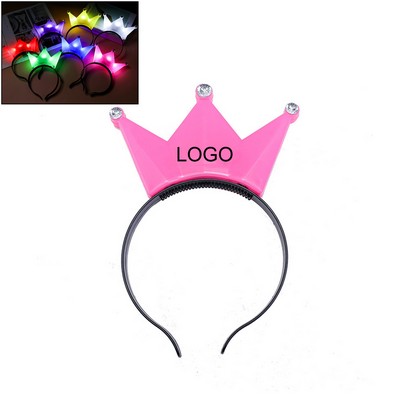 LED Light Up Crown Headband