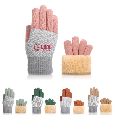 Fleece Winter Touch Screen Gloves