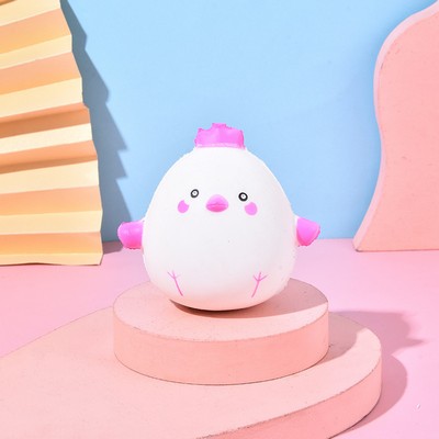 Slow-Rebound Round Chick Stress Ball