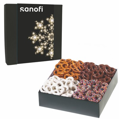 Sweet & Salty Sensation Gift (Salted Pretzels, Milk Chocolate Pretzels, & More)