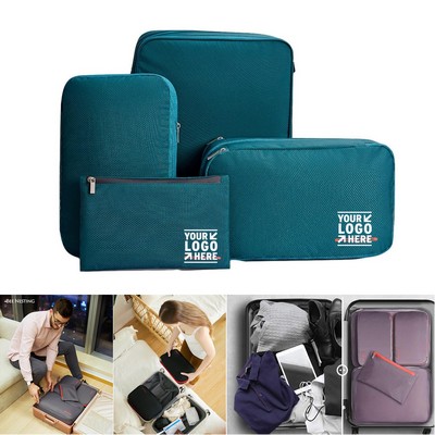 Waterproof Compression 4 sets Packing Cubes