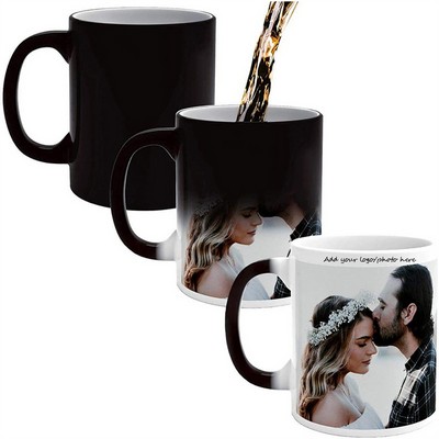 Customized 11 oz Sublimation Color Changing Mug