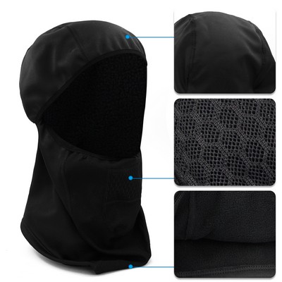 Thermal Fleece Balaclava with Breathable Mesh Panels