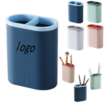 Small Plastic Desktop Pen Holder