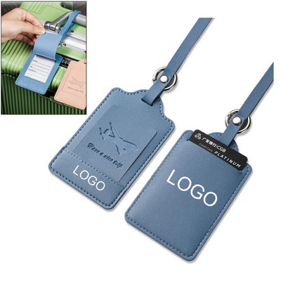 Leather Suitcase Tags Travel Essentials