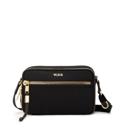 Tumi Voyageur Langley Crossbody- Black/Gold