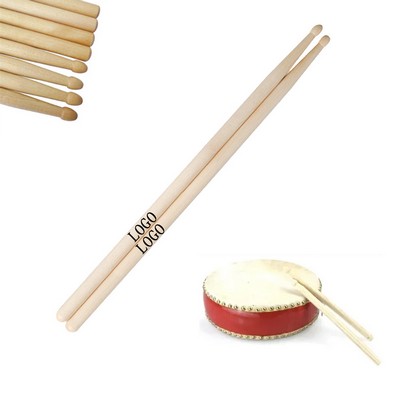 1 Pair 5A&7A Drum Sticks Maple Wood Tip Drumsticks