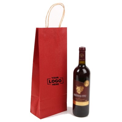 Brown Paper Wine Gift Bags