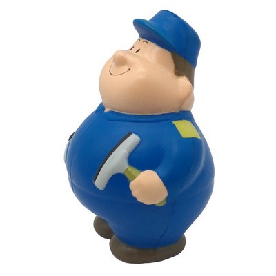 Squishy Gas Station Worker Figure Stress Ball