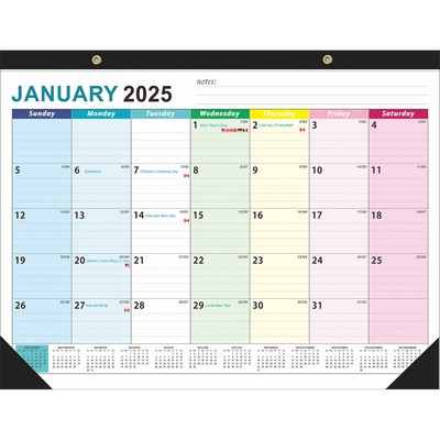 18 Months 17"*12" Wall Calendar From Jan 2025 To June 2026