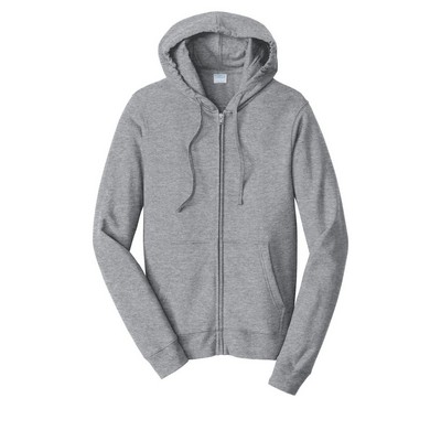 Port & Company® Fan Favorite Fleece Full-Zip Hooded Sweatshirt