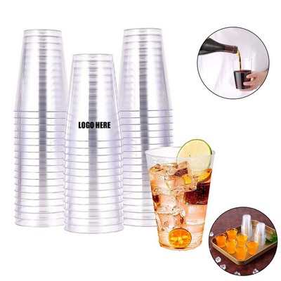 12 Oz Disposable Clear Plastic Cups