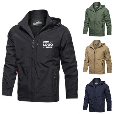 Lightweight Windproof Hooded Jacket