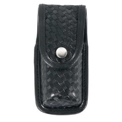 Basket Weave Synthetic Leather Small Pepper Spray Holder (2oz)