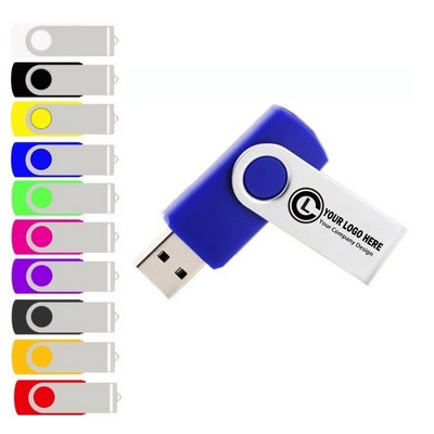 4 Gb Folding Swivel Usb Flash Drive