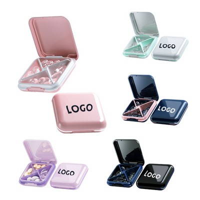 Four-Compartment Mini Pill Box