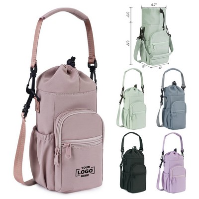 Insulated Crossbody Water Bottle Holder