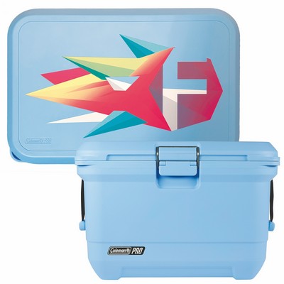 Coleman Pro 45-Quart Hard Cooer - blue sky