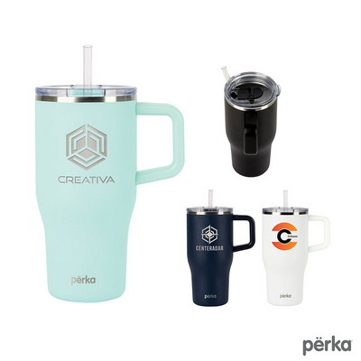 Perka Myrton 20 oz. Double Wall, Recycled Stainless Steel Travel Mug