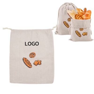 Reusable Bread Drawstring Bag