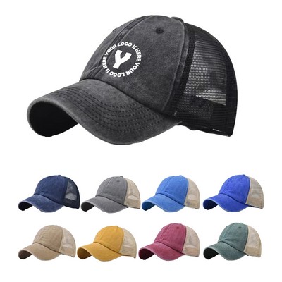 Cotton Twill Mesh Back Cap