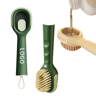 Multi-functional Liquid-adding Shoe Brush