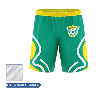 Sublimation Premium Poly Spandex Training Shorts - Unisex Kids