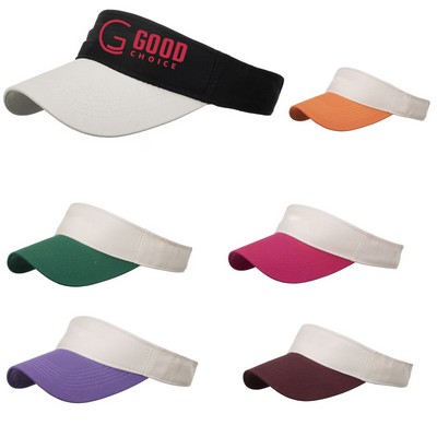 Solid Color Tennis Visors