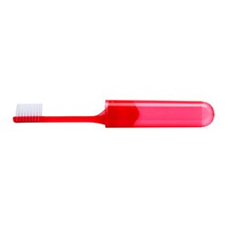 Red Travel Toothbrushes