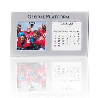 Photo Frame Perpetual Calendar with Black Velvet Backing (2.5"x2.5" Photo)