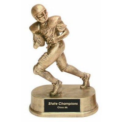 Football, Antique Gold Figures - 7-3/4"