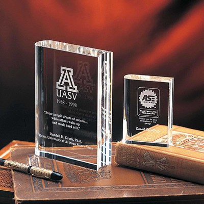 4" My Book Crystal Award