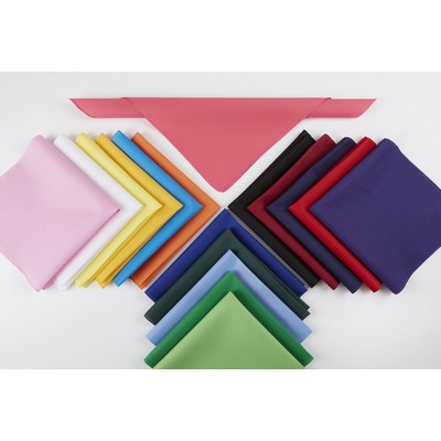 Solid Color Bandanna - Micro Polyester 22"x22"