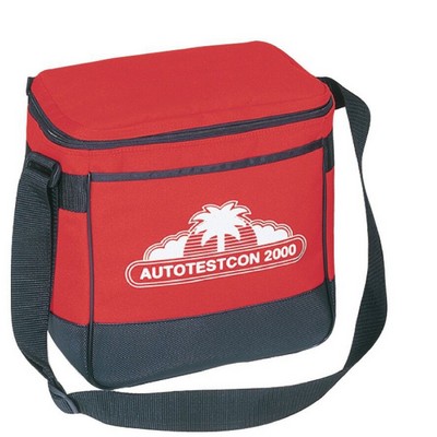 Reusable Insulated Cooler Bag w/ Pockets & Shoulder Strap