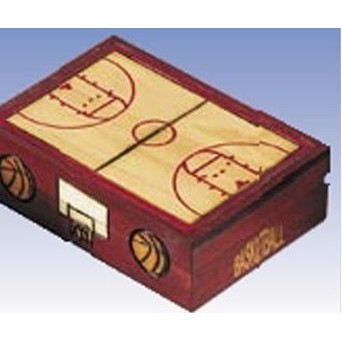 Sport Box w/Basketball Court Accent (5"x3 1/2"x1 1/2")