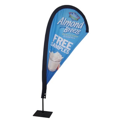 4' Single Sided Teardrop Banners™ Flag (Full Color Digital)