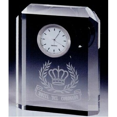 Crystal Clock Menorah