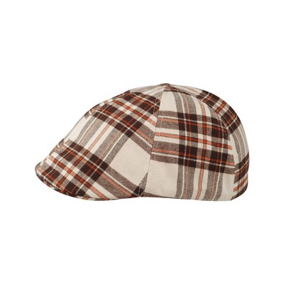 Plaid Ivy Cap w/ Satin Lining